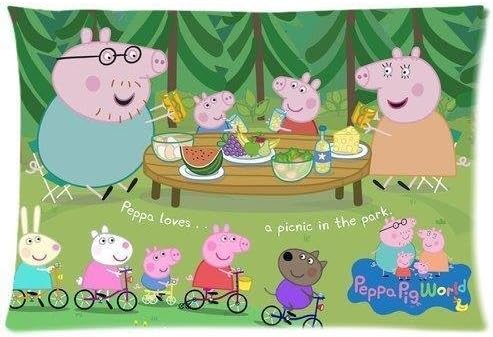 Zhenqing Brand New Custom Pillow Cover Case Peppa Pig Pillowcase