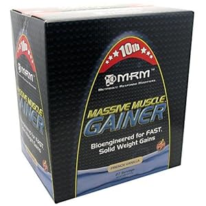 Massive Muscle Gainer- Weight Gainer Vanilla - 10 lbs - Powder