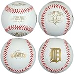Rawlings WSBB12DL 2012 World Series Baseball with Detroit Tigers and San Francisco Giants Logos