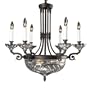 Waterford Crystal Beaumont Chandelier 6 Arm - Oil Rubbed Bronze