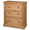 Corona Solid pine 3 Drawer Chest