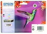 Epson T0807 Multipack (cyan, magenta, gelb, schwarz, light cyan, light magenta), 44,4 ml