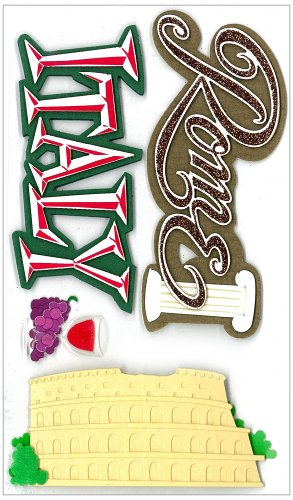 EK Success Jolees Dimensional Stickers, Italy Lg