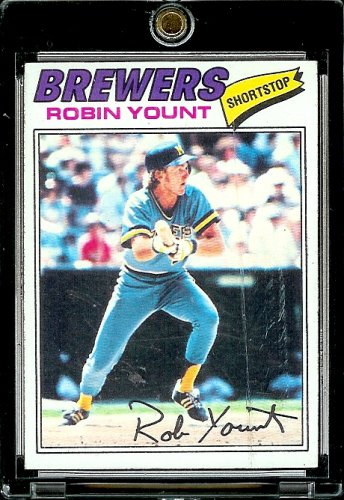 1977 Topps # 635 Robin Yount Milwaukee Brewers Baseball Card