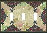 51qDHzTXjrL. SL160  LACE Brocade Switchplates Outlet Covers, Rocker, GFCI 3 Toggle