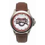 Washington Nationals MLB Men's Rookie Watch with Leather Band