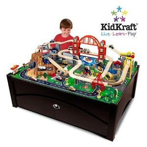 Kidkraft Metropolis Train Table and Set by 