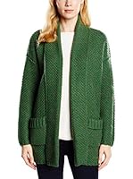 Cortefiel Chaqueta Punto Lana ESTRUC.CESTA BOL (Verde)