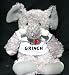 Search : Plush Elephant (Slowpoke) toy with I Love Grinch