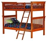 Product details for Colorado Twin/Twin Bunk Bed- Natural Maple