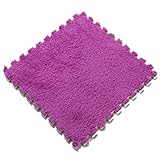 STONG ジョイントマット フロアマット キッズスペース プレイマット 単色 9枚 パープル