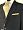Signature Collection Italian Men's Suit 3 Button 2pc Merino Wool 140s Year Round Use Business Suit Charcoal Gray