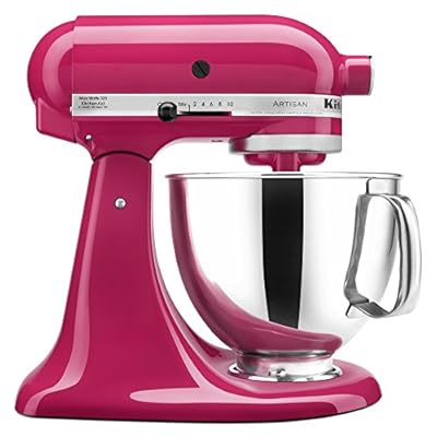 KitchenAid KSM150PSCB 5 Qt. Artisan Series with Pouring Shield - Cranberry