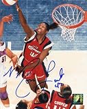 Monica Lamb Comets Autographed 8x10 Photograph