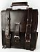 Vagabond Traveler Hiker - Tall Leather Backpack Tote Bag L03. Coffee BRN
