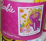 Barbie Retro Star Micro Raschel Throw Blanket