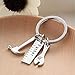 Men Father Gift Ruler Wrench Hammer Tool Charms Key Chain Ring My Dad Can Fix Anything Labor Day