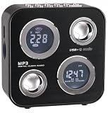 51qDgXJbGiL. SL160  Soundmaster UR 130 Design Uhrenradio mit USB Anschluss und SD Card Slot