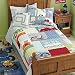Boys Car and Auto Themed Colorful Quilt Bedding - Twin Quilt (Transportation) 88 x 68