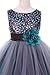 Flower Girls Dress Big Girls’ Multi Sequin Beaded Dress Teal Blue