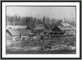 Historic Print (S): [Lumbering camp in Michigan]