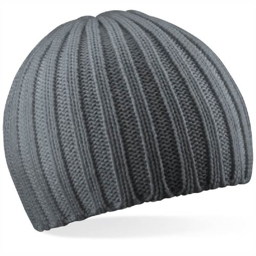 Beechfield Mens Chunky Knit Beany Ski Beanie Hat