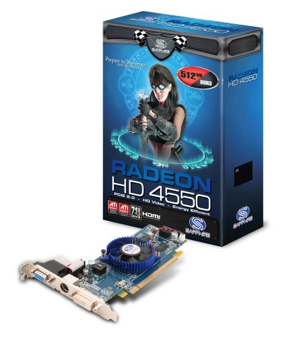 Childrens Toyshop  Computer : Sapphire 11141-01-20R HD 4550 512MB PCI-E DDR3 Graphics Card