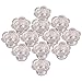 Shreeng Silver Plated Set of 12 Flower Diyas 12 Pcs. Standard