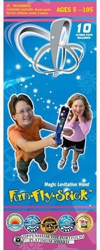 Fun-Fly-Stick, Magic Levitation Wand, 10 flying shapes by Unitech Toys