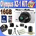 Olympus XZ-1 10 MP Digital Camera with f1.8 Lens and 3-Inch OLED Monitor (White) + Extended Life Battery + 8GB SDHC Class 10 Memory Card + USB Card Reader + Memory Card Wallet + Deluxe Case w/Strap + Shock Proof Deluxe Case + Mini HDMI to HDMI Cable + Accessory Saver Bundle!