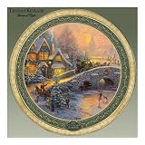 Thomas Kinkade The Spirit Of Christmas 2009 Annual Collector Plate