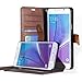 Galaxy Note 5 Case, ACEABOVE Galaxy Note 5 Wallet Case Premium Leather Case with Stand Flip for Samsung Galaxy Note 5 (Dark Brown)