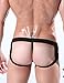 Legou Men Stretch See-Through Jockstrap Size L Color Blue Black