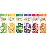 Happy Baby Organic Puff Variety Pack, 6 Count