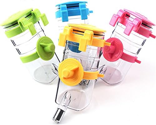 Pet Drinking Fountains Dog Water Dispenser Dog Kettle with Automatically Feeding Water 350ML/11.8(oz) Huabaina Leak Proof Pets Drinking Water Dispenser (Green)