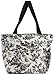 World Traveler French Toile Travel Tote Bag, Ivory and Black