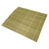 Set of 6 Bamboo Sushi Rolling Mats 9 1/2 Inches Square