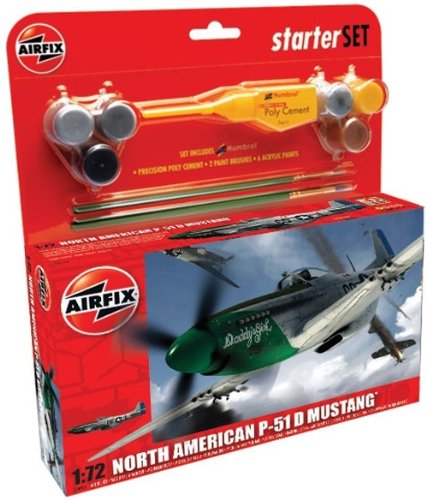 Airfix A50095 - P51D Mustang Medium Einsteiger-Set Preisvergleich