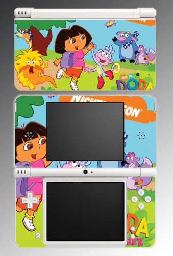 Dora the Explorer Boots Game Vinyl Decal Cover Skin Protector for Nintendo DSi XL