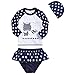 Vivobiniya Kid Girls Two-piece Swimsuits Upf50 Long Sleeve Swimwear 3-7T