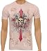 Ring of Fire Holy Cross and Skull 100% Cotton Adult T-Shirt - Clearance Sale !