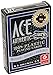 Ace All Plastic Playing Cards, Bundle of 6 Decks, with 6 Color Dot White Dice
