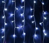 180 LED Lichtervorhang weiss, Lichterkette
