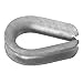 Campbell 765-G Heavy Wire Rope Thimble for 1-18" - 1-14" Rope Diameter, Hot Rolled, Mild Steel, Galvanized