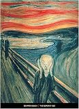 The Scream, c.1893, Scream Wall Poster Print by Edvard Munch, 24x36