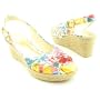 Franco Sarto Size 8 M Womens Multi-Colored Comedy Wedges
