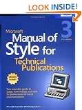 Microsoft® Manual of Style for Technical Publications, Third Edition (BPG-Other)
