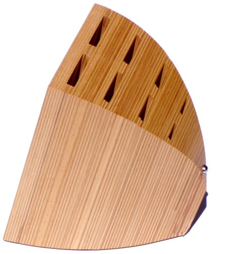 Chroma P14 Magnetic wall mounted wood knife block