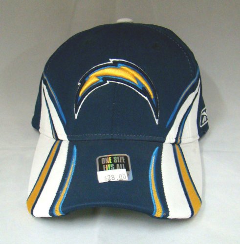 NFL Flex FITTED San Diego CHARGERS Authentic Reebok NFL Equipment Hat Cap