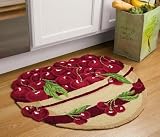 Cherry Decor Hand Hooked Kitchen Rug By Collections Etc